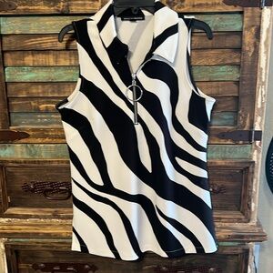 🔥Zebra sleeveless Shirt